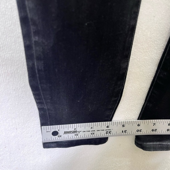 American Eagle Dream Stretch High Rise Jegging Jeans Womens 2 Black Denim 2176 - Picture 8 of 10